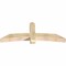 Ekena Millwork Bellingham Rough Sawn Timber Gable Bracket, Douglas Fir, 72"W x 27"H x 6"D x 6"F, 9/12 Pitch GBW072X27X0606BEL00RDF - alternate 3